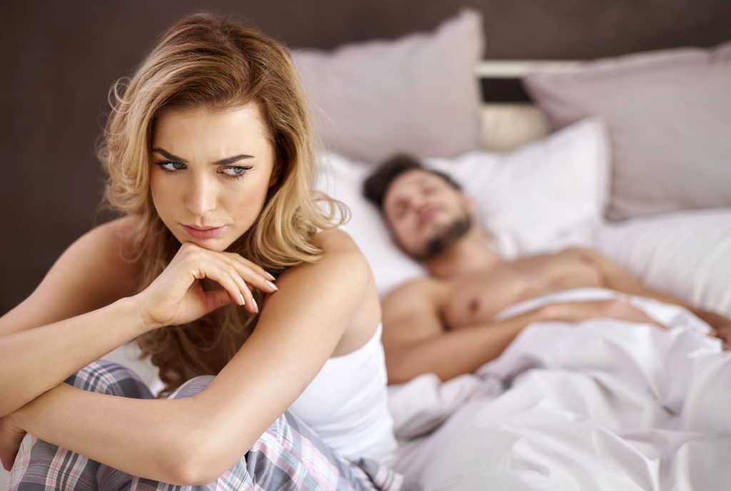 Why does sexual activity tend to disappear in intimate relationships?